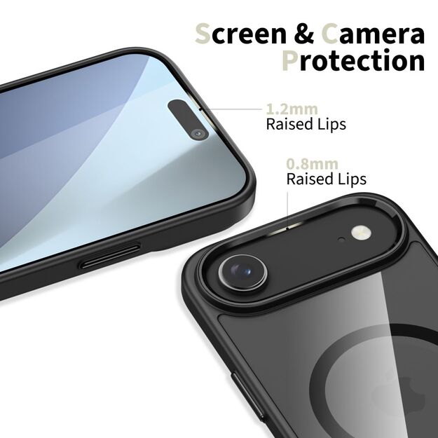 Tech-Protect MagFlex MagSafe Case for iPhone 17 Air - Clear Black 2