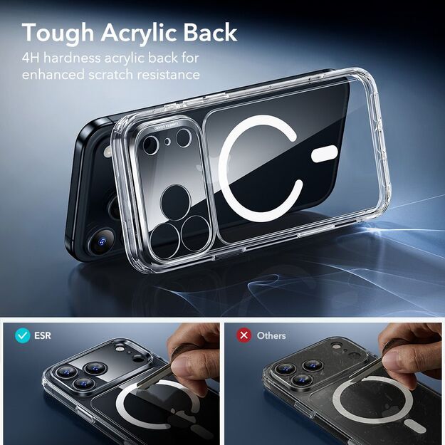 ESR Classic Hybrid MagSafe + Tempered Glass Set for iPhone 17 Pro - Clear 6