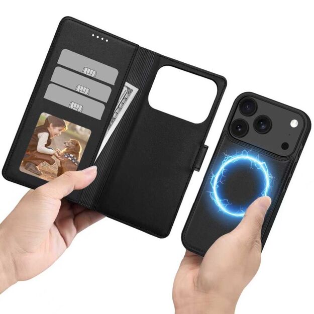 Tech-Protect Wallet MagSafe case for iPhone 17 Pro - matte black 2