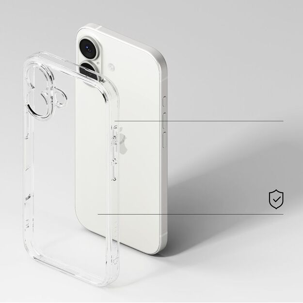 Ringke Fusion iPhone 17 Case - Clear 3