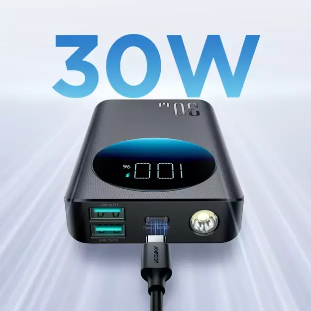 Joyroom powerbank 10000mAh 30W black (JR-PBF01) 10