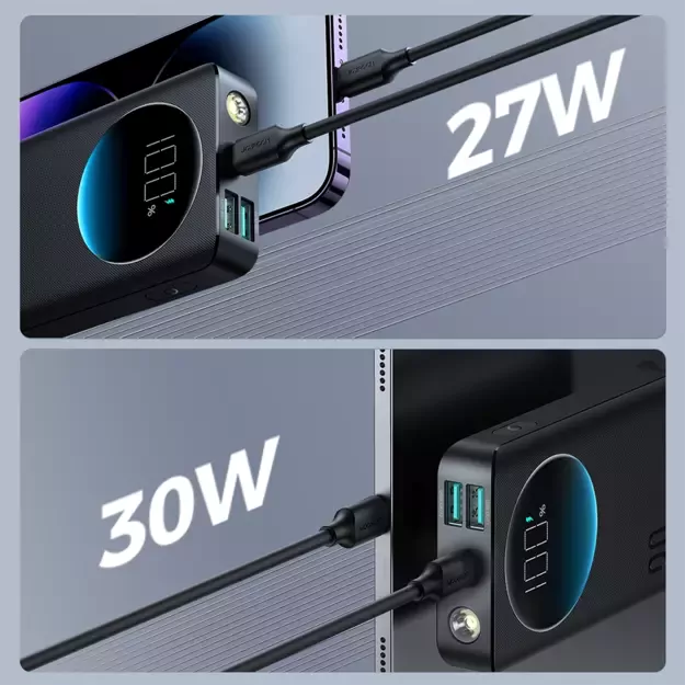 Joyroom powerbank 10000mAh 30W black (JR-PBF01) 11
