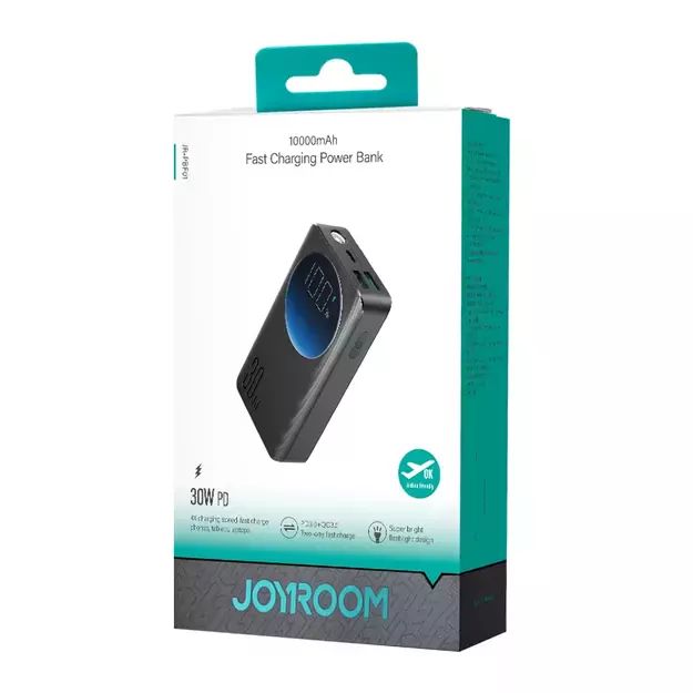 Joyroom powerbank 10000mAh 30W black (JR-PBF01) 1