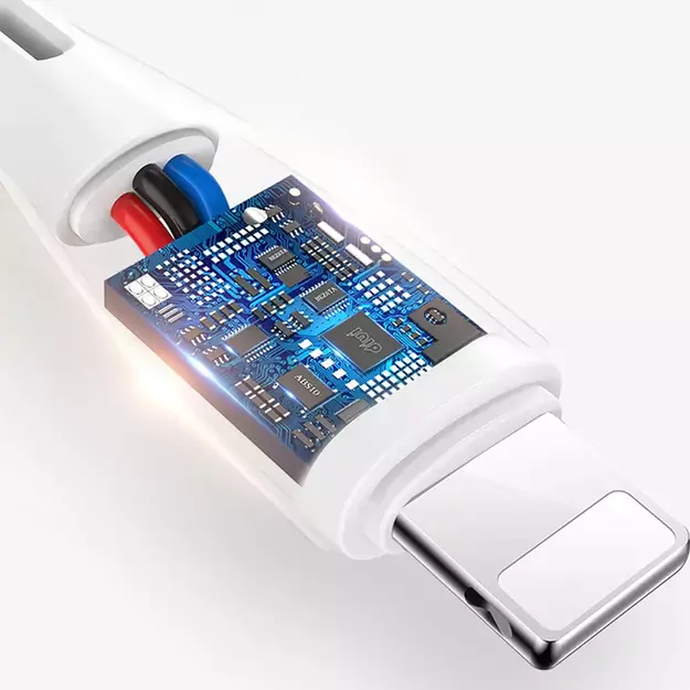 Dudao USB / Lightning 3A 1m white cable (L2L 1m white) 1