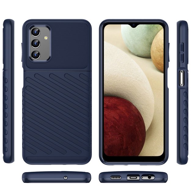 Thunder Case flexible armored cover for Samsung Galaxy A13 5G blue 14