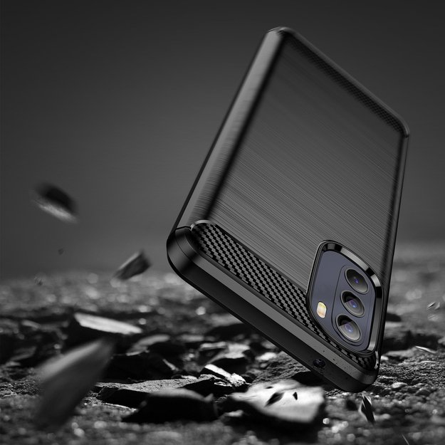 Carbon Case flexible cover for Motorola Moto G Stylus 2022 black 14