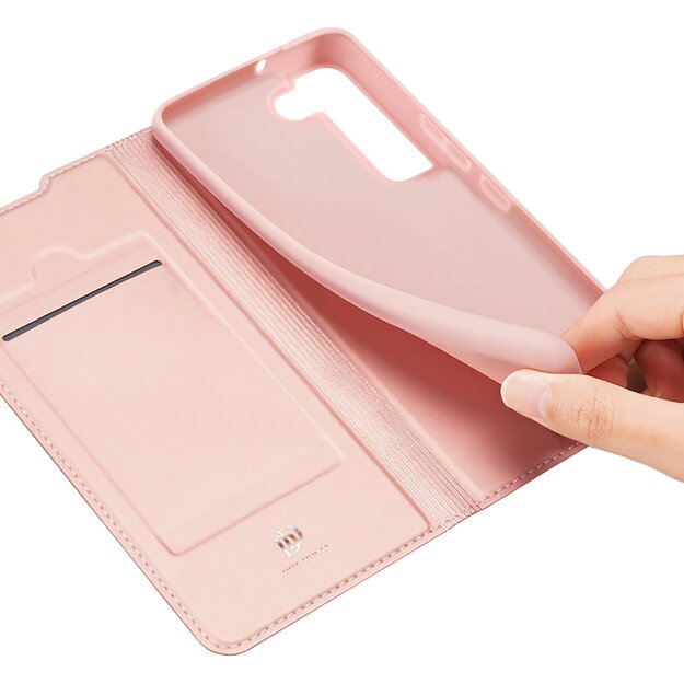 Dux Ducis Skin Pro Holster Cover for Samsung Galaxy S22 + (S22 Plus) pink 25