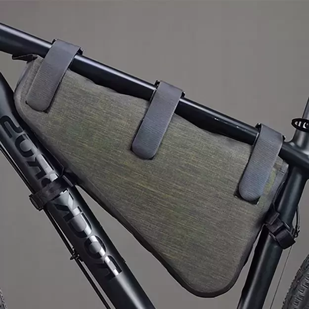 Rockbros AS-017 bicycle frame bag 5 l - dark green 7