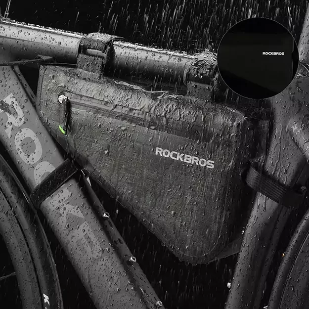 Rockbros AS-017 bicycle frame bag 5 l - dark green 3