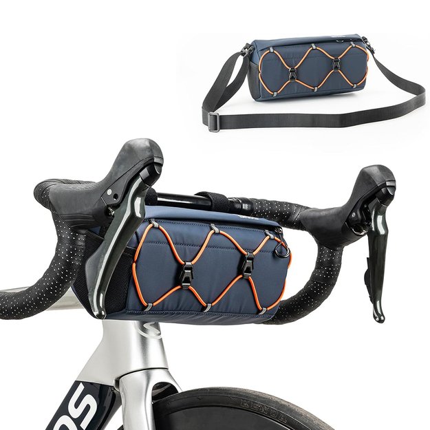 Rockbros 30110054002 bicycle handlebar bag 2.2 l - blue 1