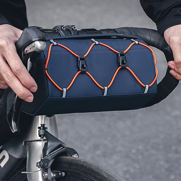 Rockbros 30110054002 bicycle handlebar bag 2.2 l - blue 2