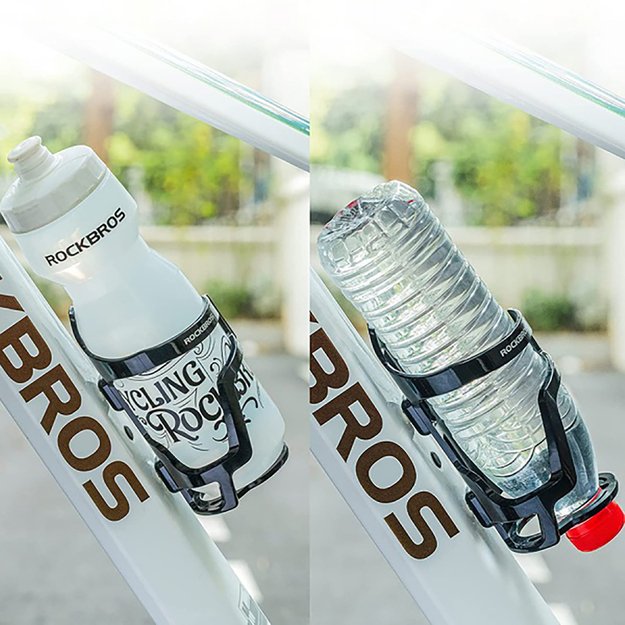 Rockbros 31210012001 bicycle water bottle holder - black 4