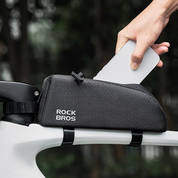 Rockbros Top Tube Frame Bag 0.9l - Black 7