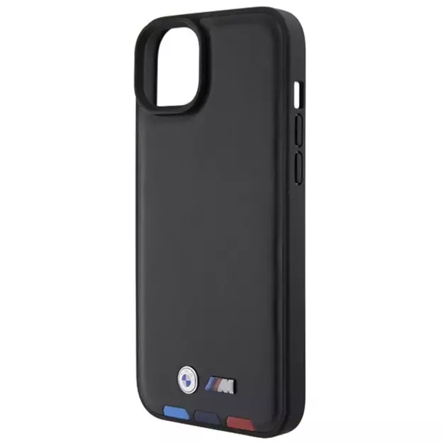 BMW BMHCP15M22PTDK iPhone 15 Plus 6.7&quot  black/black Leather Stamp Tricolor 5