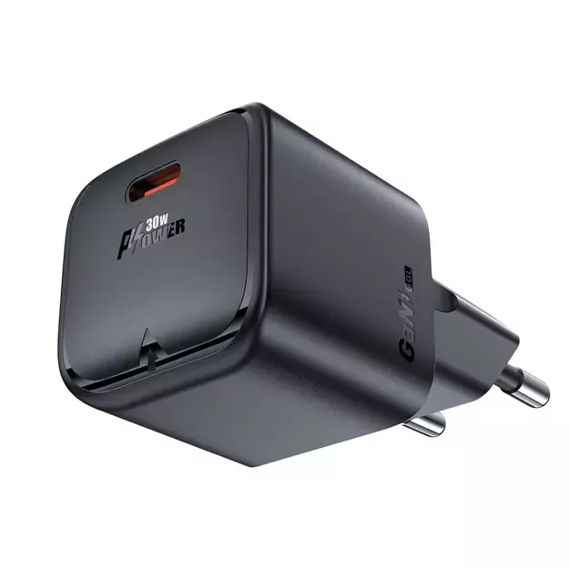 Acefast A77 Mini PD 30W GaN USB-C wall charger - black 7