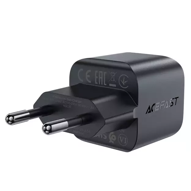 Acefast A77 Mini PD 30W GaN USB-C wall charger - black 8