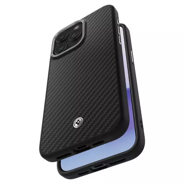 Spigen Enzo Aramid Mag Case with MagSafe for iPhone 15 Pro Max - Matte Black 28