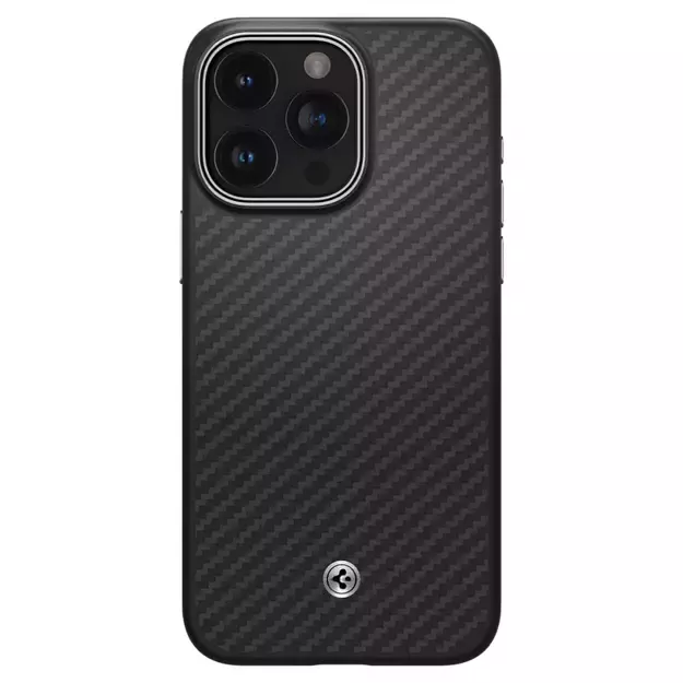 Spigen Enzo Aramid Mag Case with MagSafe for iPhone 15 Pro Max - Matte Black 15
