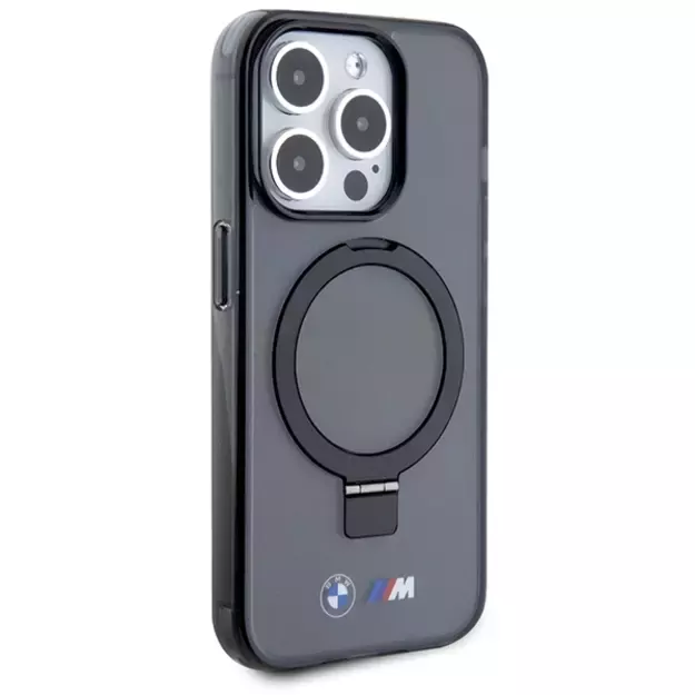 BMW Ring Stand M Collection MagSafe case for iPhone 15 Pro Max - black 10