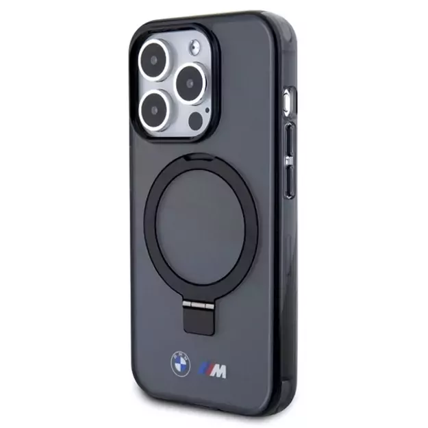 BMW Ring Stand M Collection MagSafe case for iPhone 15 Pro Max - black 8