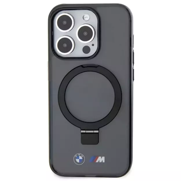 BMW Ring Stand M Collection MagSafe case for iPhone 15 Pro Max - black 9