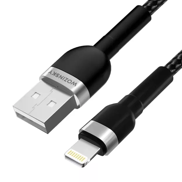 Wozinsky WNBAL2 USB-A / Lightning 2.4A cable 2 m - black 2