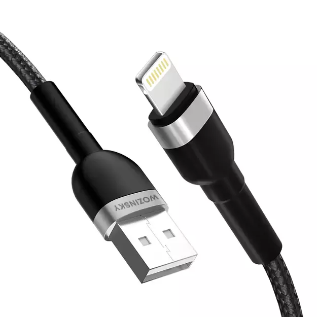 Wozinsky WNBAL2 USB-A / Lightning 2.4A cable 2 m - black 1