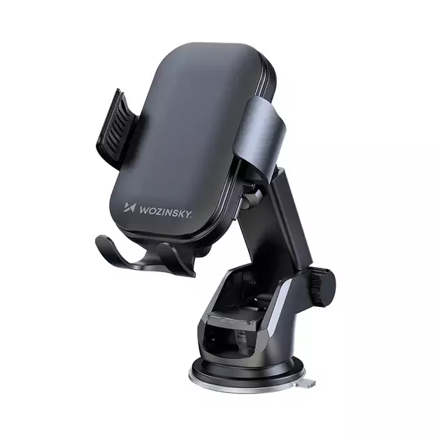 Wozinsky WUMID Phone Holder with 15W Inductive Charger for Car Dashboard - Black
