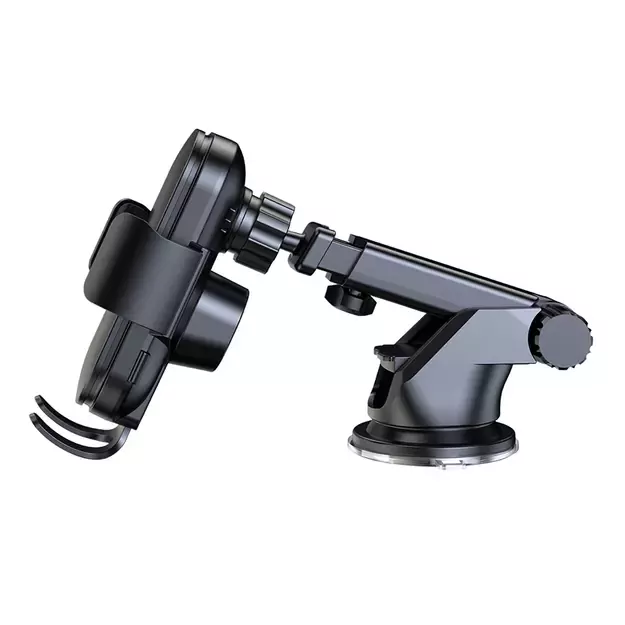 Wozinsky WUMID Phone Holder with 15W Inductive Charger for Car Dashboard - Black 2
