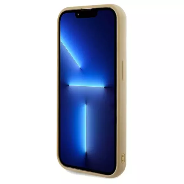 Guess Disco Metal Script case for iPhone 14 Pro - gold 4