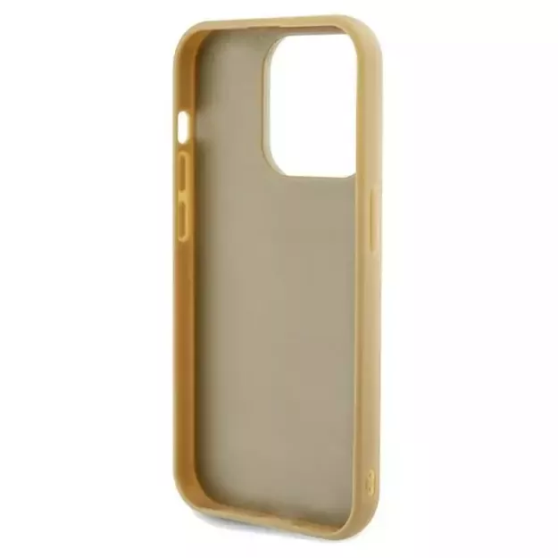 Guess Disco Metal Script case for iPhone 14 Pro - gold 6