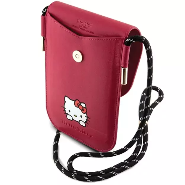 Hello Kitty Leather Daydreaming Cord bag - pink 4