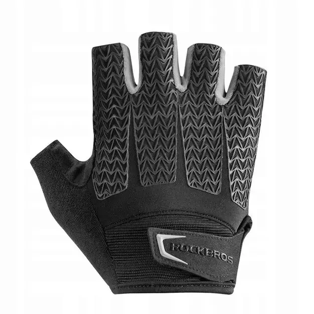 Rockbros S169BGR L cycling gloves with gel inserts - gray 6