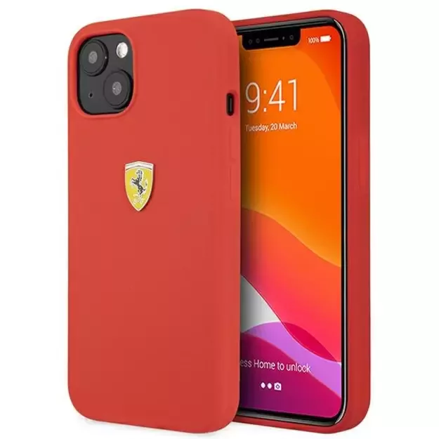 Ferrari FESSIHCP13SRE iPhone 13 mini 5.4&quot  red/red hardcase Silicone