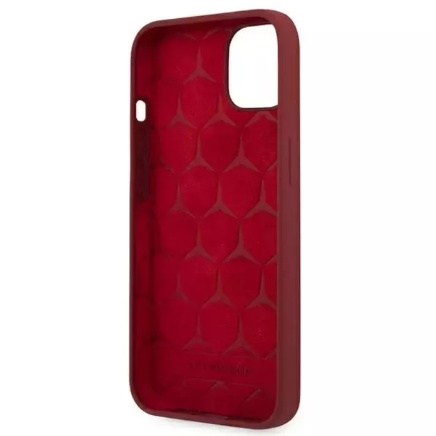 Mercedes MEHCP13MSILRE iPhone 13 6,1  czerwony/red hardcase Silicone Line 7