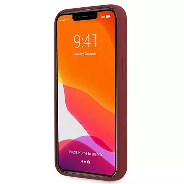 Mercedes MEHCP13MSILRE iPhone 13 6,1  czerwony/red hardcase Silicone Line 4