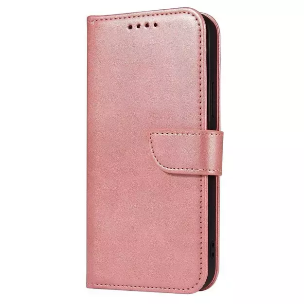 Magnet Case elegant case case cover with a flap and stand function Poco M4 Pro 5G pink 1