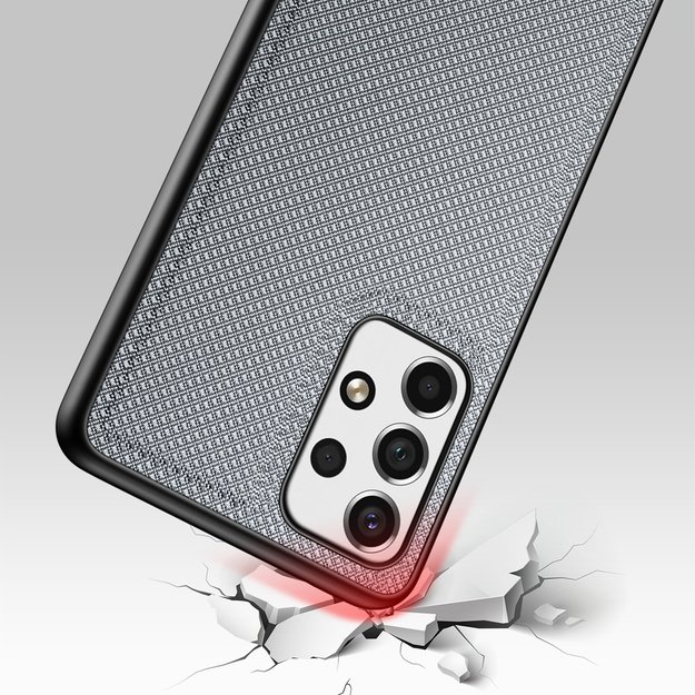 Dux Ducis Fino case is made of nylon material for Samsung Galaxy A73 blue 14