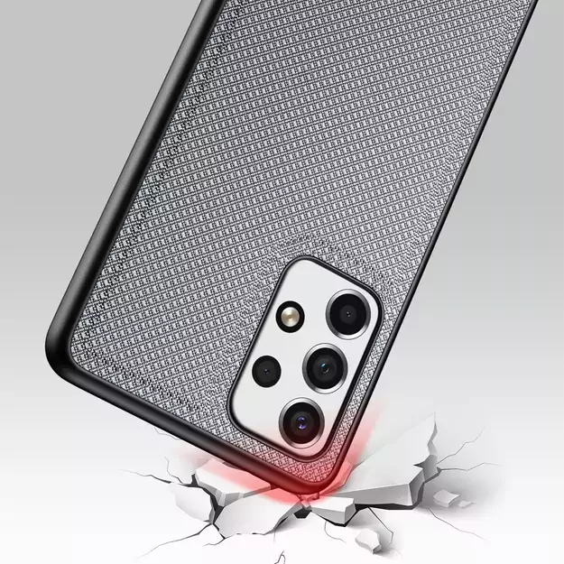 Dux Ducis Fino case is made of nylon material for Samsung Galaxy A73 blue 5