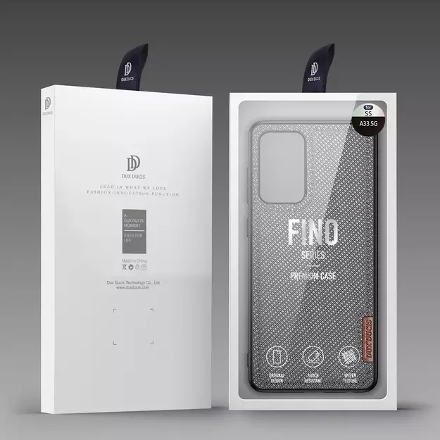 Dux Ducis Fino case is made of nylon material for Samsung Galaxy A73 blue 4