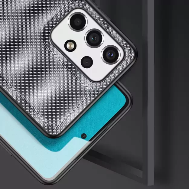 Dux Ducis Fino case is made of nylon material for Samsung Galaxy A73 blue 3
