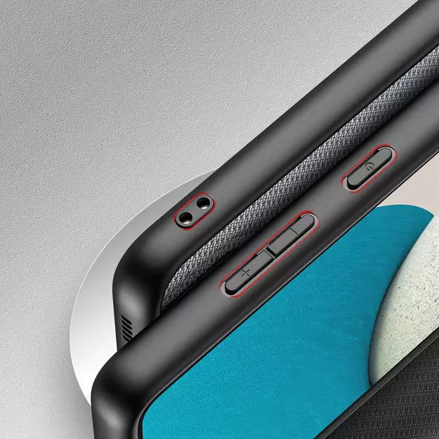 Dux Ducis Fino case is made of nylon material for Samsung Galaxy A73 blue 6
