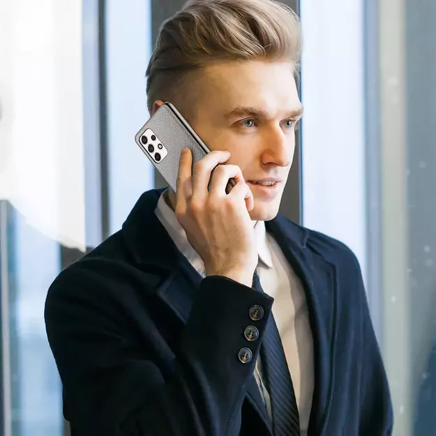 Dux Ducis Fino case is made of nylon material for Samsung Galaxy A73 blue 8