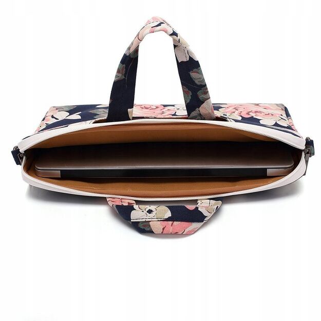 Canvaslife Briefcase 15-16&#39 &#39  Laptop Bag - Navy Blue and White 6
