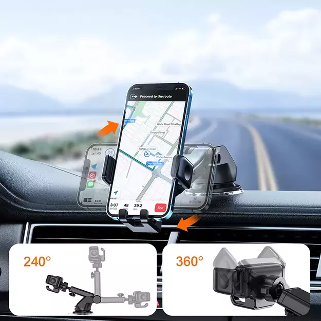 Joyroom Car Dashboard Smartphone Holder Black (JR-ZS283) 9