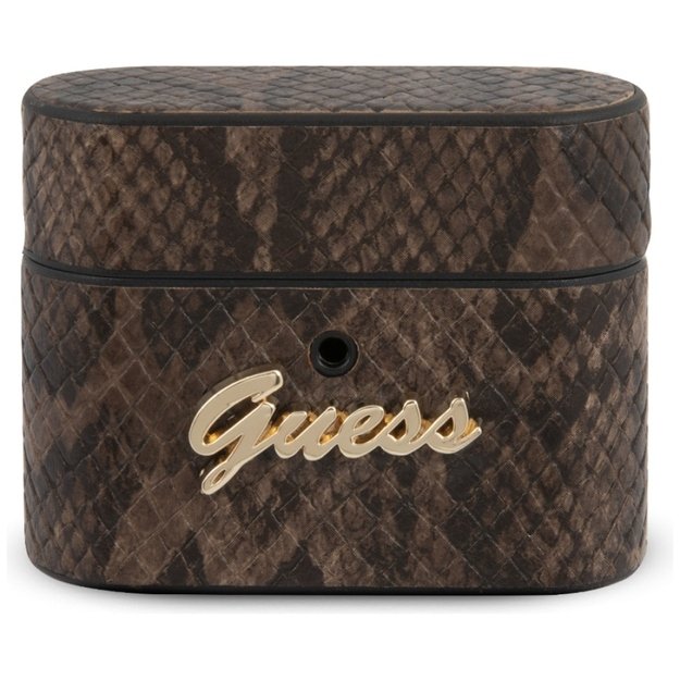 Guess GUACAPPUSNSMLBR AirPods Pro cover brown/brown Python Collection