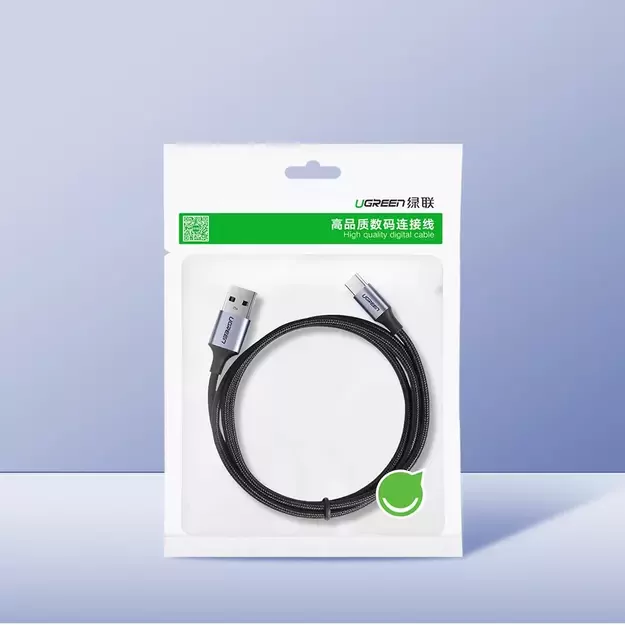 Ugreen US288 60128 USB-A / USB-C QC 3.0 3A 2m cable - gray 12