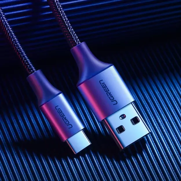 Ugreen US288 60128 USB-A / USB-C QC 3.0 3A 2m cable - gray 2