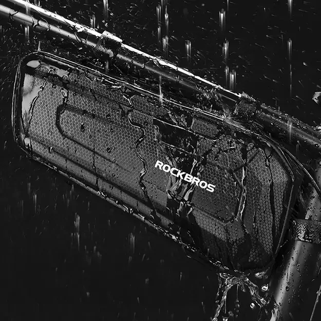 Rockbros B66 waterproof bicycle bag for frame - black 12