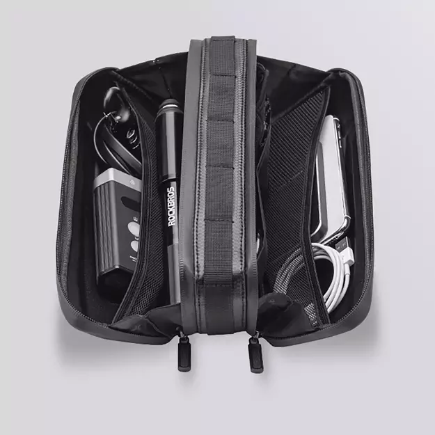 Rockbros B66 waterproof bicycle bag for frame - black 15